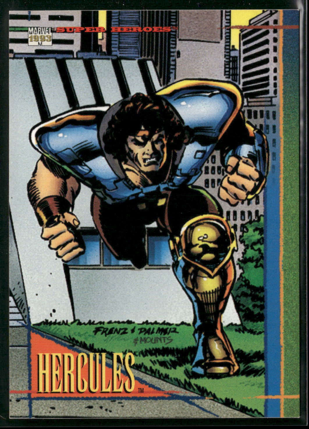 1993 SkyBox Marvel Universe #96 Hercules